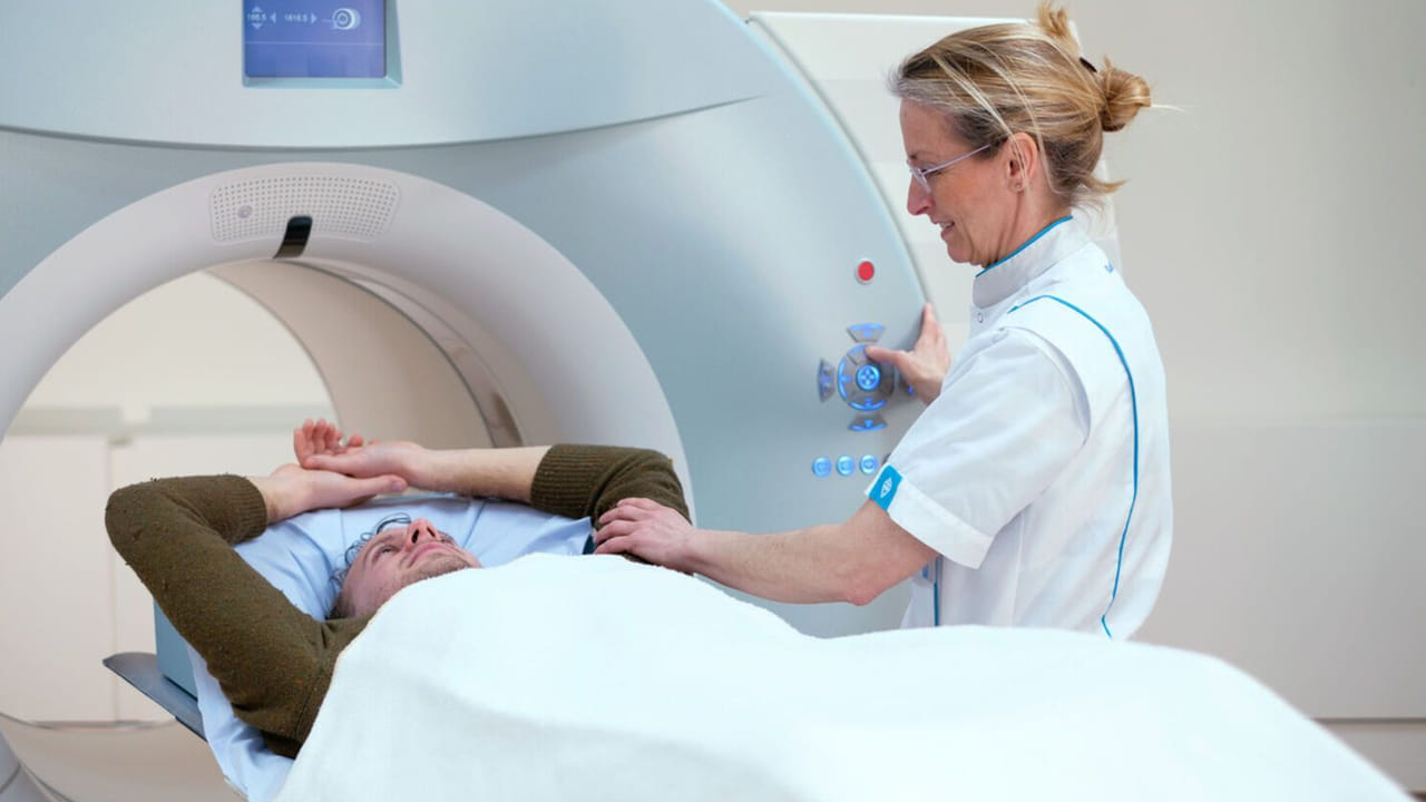 Een CT-scan in het Radboudumc, ter illustratie.