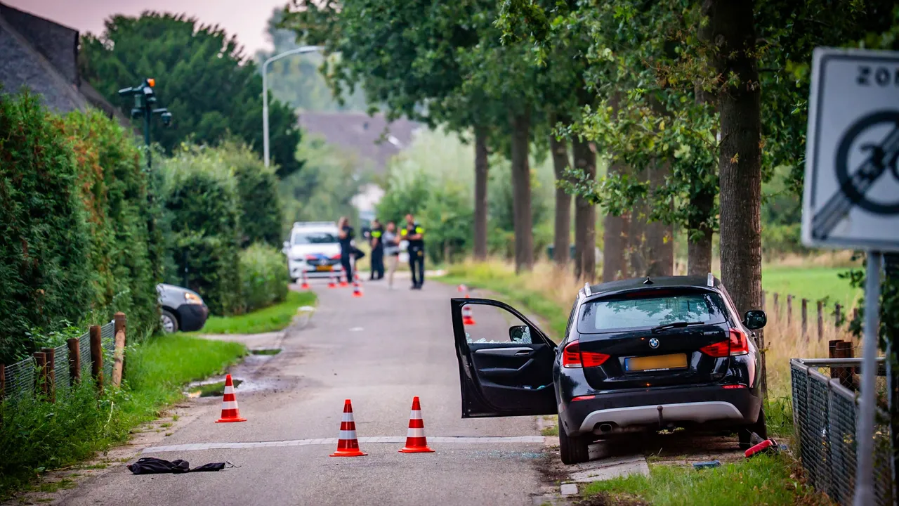 Beeld van dinsdagochtend in Overasselt.