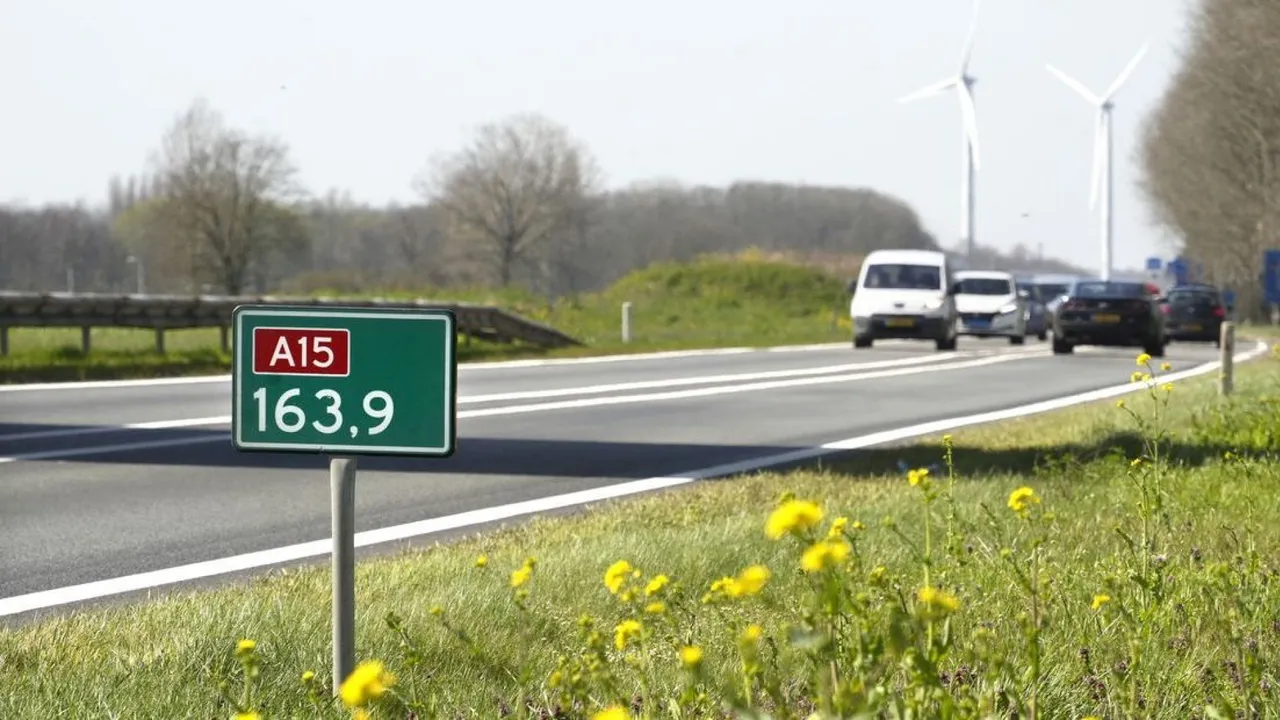 A15 tussen Ressen en Bemmel dit weekend volledig afgesloten